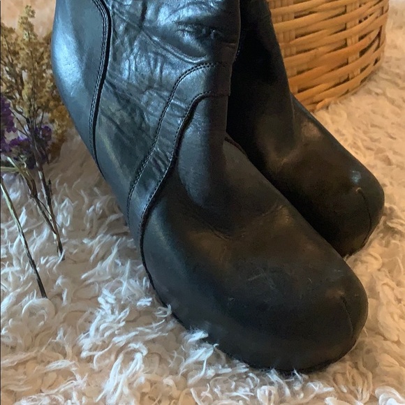 Rick Owens wedge platform bootie - Picture 5 of 8